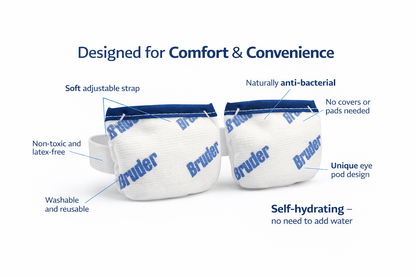 Bruder Eye Mask For Dry Eyes - Natural, Clinically Proven Relief