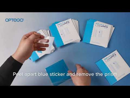 Optego Fresnel Stick-On Prisms (Sizes: 1-35 Diopters)