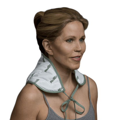 Microwavable Neck & Shoulder Wrap With Moist Heat By Medibeads