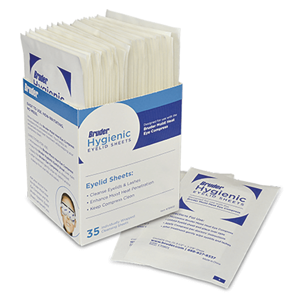 Bruder Hygienic Eyelid Cleansing Sheets (35 Pack)