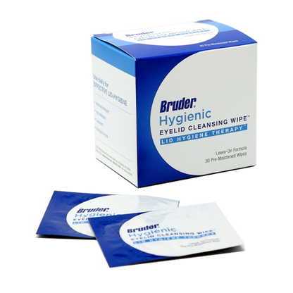 Bruder Hygienic Eyelid Cleansing Wipes For Dry Eyes & Contact Lens