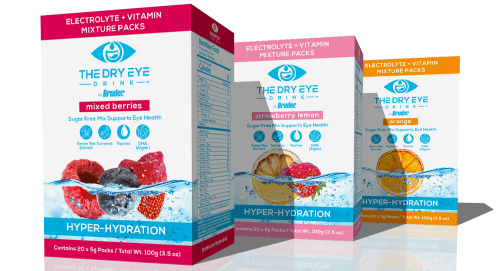 Bruder Dry Eye Drink (20 Pack) Hyper Hydration (4 flavors)
